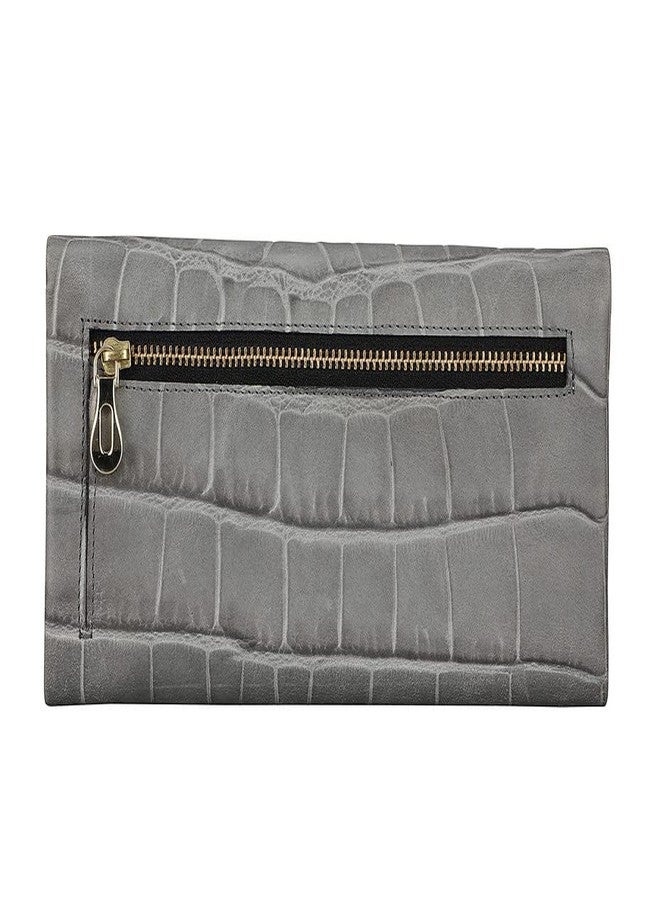 Adamis Leather Women Wallet W342 Grey - Image 2